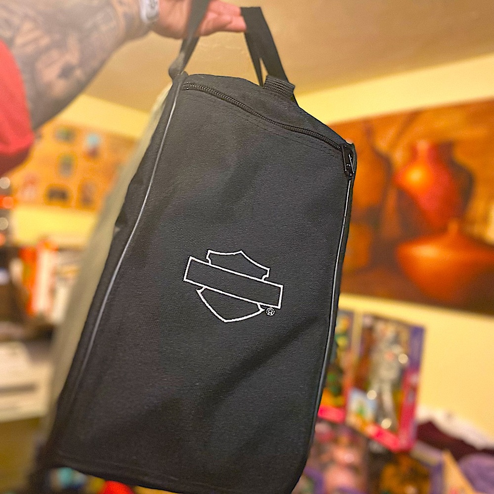 Harley Davidson motorcycle travel bag